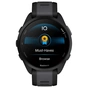 Смарт-годинник Garmin Forerunner 165 Music, Black/Slate Grey, GPS (010-02863-30/010-02863-B0) - зменшене зображення 12