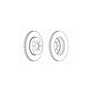 Гальмівний диск FERODO DDF492 зображення 1