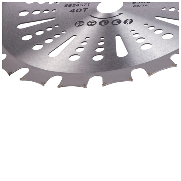 Ніж для тримера Sigma з твердосплавними напайками 255x25.4мм 40т двосторонній (5624571) - picture 5