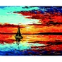 Картина по номерам ZiBi Парус на заході сонця. 40*50 см ART Line (ZB.64174) - уменьшенное изображение 1