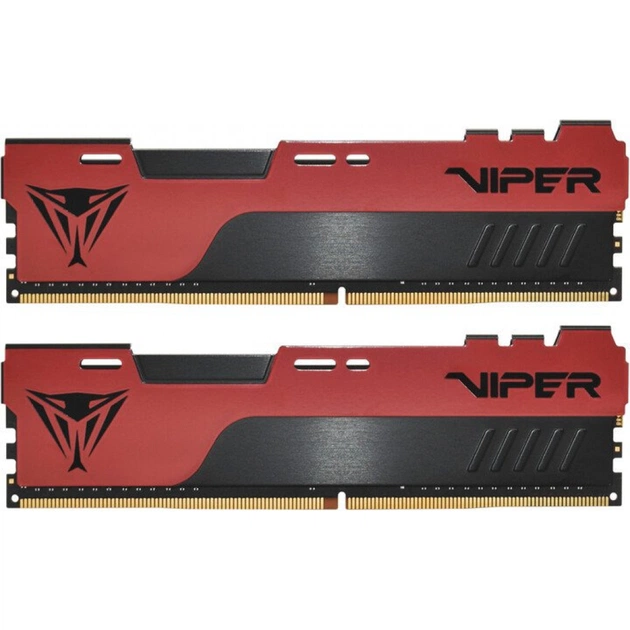 Модуль пам'яті для комп'ютера DDR4 32GB (2x16GB) 3600 MHz Viper Elite II Red Patriot (PVE2432G360C0K) - зображення 1