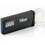 USB флеш накопичувач Goodram 16GB OTN3 (Twin) Black USB 3.0 (OTN3-0160K0R11) - зменшене зображення 1