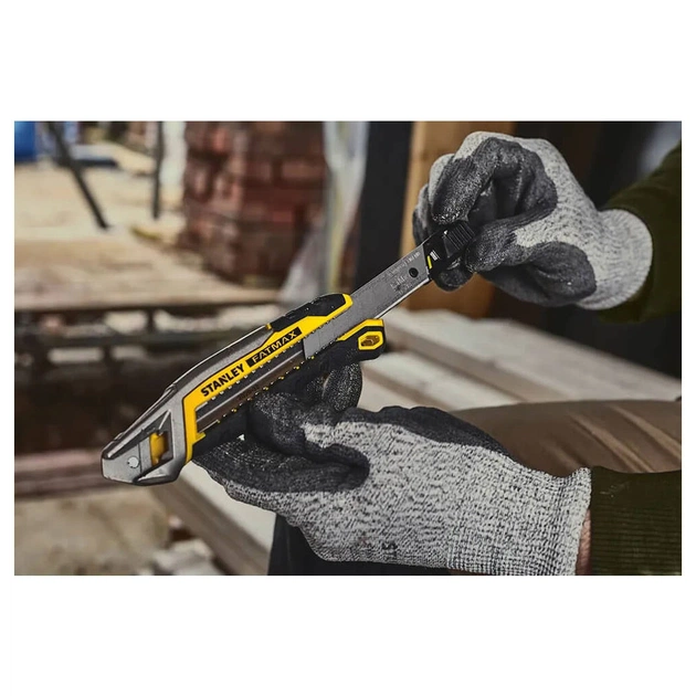 Ніж монтажний Stanley FatMax Integrated Snap Knife, сегментне лезо 18мм, L=165мм. (FMHT10594-0) - picture 6