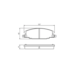 Гальмівні колодки Bosch 0 986 460 960 зображення 1