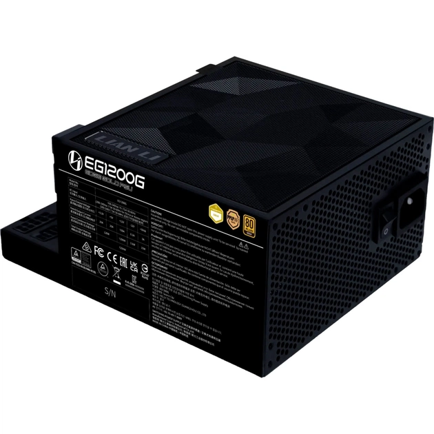 Блок питания Lian Li 1200W EDGE GOLD Black (G9P.EG1200G.BH00.EU) - изображение 3