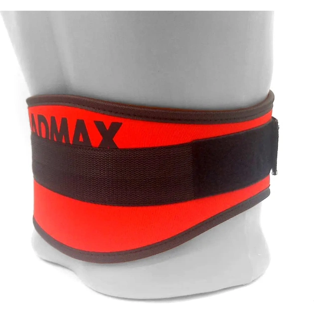 Атлетичний пояс MadMax MFB-421 Simply the Best неопреновий Red XL (MFB-421-RED_XL) - picture 7
