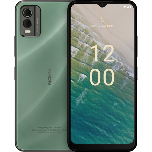 Мобільний телефон Nokia C32 6/128Gb Autumn Green - изображение 1