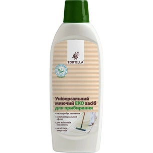 Засіб для миття підлоги Tortilla Еко Універсальний з антибактеріальною дією 500 мл (4820178060127) зображення 1