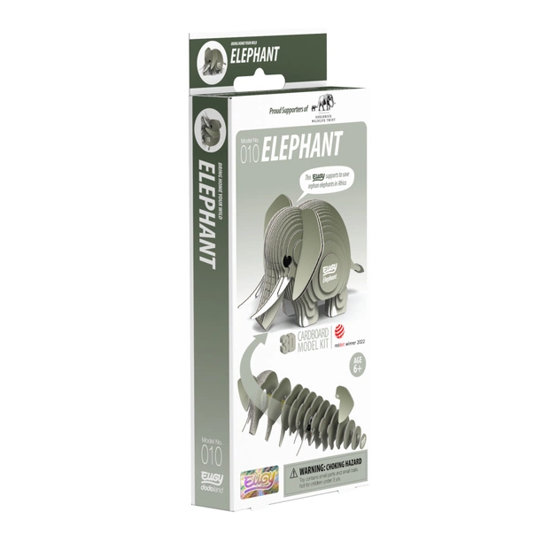 Пазл Eugy 3D Зоопарк Слон (XEG-010) - picture 2