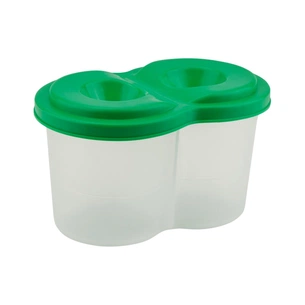 Стакан-непроливайка Kite подвійний, зелений (K17-1142-04) изображение 1