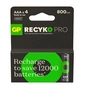 Аккумуляторы GP Recyko Pro Eco AAA/HR03 NI-MH 800mAh Box 4 шт - уменьшенное изображение 1