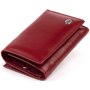 Портмоне ST Leather Зі шкіри Бордове (19333) зображення 1