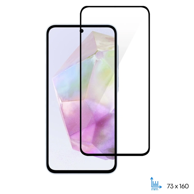 Скло захисне 2E Samsung Galaxy A55 5G (A556) 2.5D FCFG black (2E-G-A55-SMFCFG-BB) - зображення 1