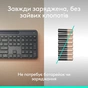 Клавіатура Logitech Slim Solar+ for Business Wireless/Bluetooth Graphite (920-013779) - зменшене зображення 3