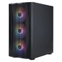 Корпус 1stPlayer X3-M-BK-4F1 Black без БЖ - зменшене зображення 8