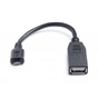 Перехідник OTG USB 2.0 AF to Micro 5P 0.1m REAL-EL (EL123500014) - зменшене зображення 2