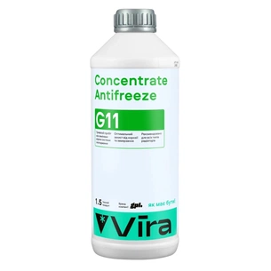 Антифриз VIRA Concentrate G11 зелена 1,5л (VI2002) зображення 1