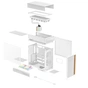 Корпус DeepCool CL6600 White (R-CL6600-WHNNA0-G) - зменшене зображення 6