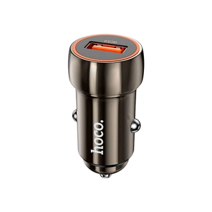 Зарядний пристрій HOCO Z46 USB Metal Gray (6931474770271) зображення 1