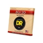 Струни для гітари DR Strings HI-BEAM Acoustic 80/20 Bronze - Light (12-54) (HA-12) - зменшене зображення 2