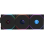 Кулер для корпуса Lian Li UNI Fan TL WIRELESS LCD 120-3, Black (G99.12TLLCD1W3B.00) - уменьшенное изображение 1