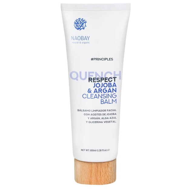Молочко для вмивання Naobay Principles Respect Jojoba & Argan Cleansing Balm 100 мл (8436568902678) - зображення 1