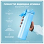 Пляшка для води ION8 OneTouch Stainless Steel 1200 мл Alaskan Blue (I8SS1000ABLU2) - зменшене зображення 3