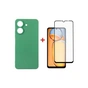 Чохол до мобільного телефона Dengos Kit for Xiaomi Redmi 13C case + glass (Mint) (DG-KM-63) - зменшене зображення 1