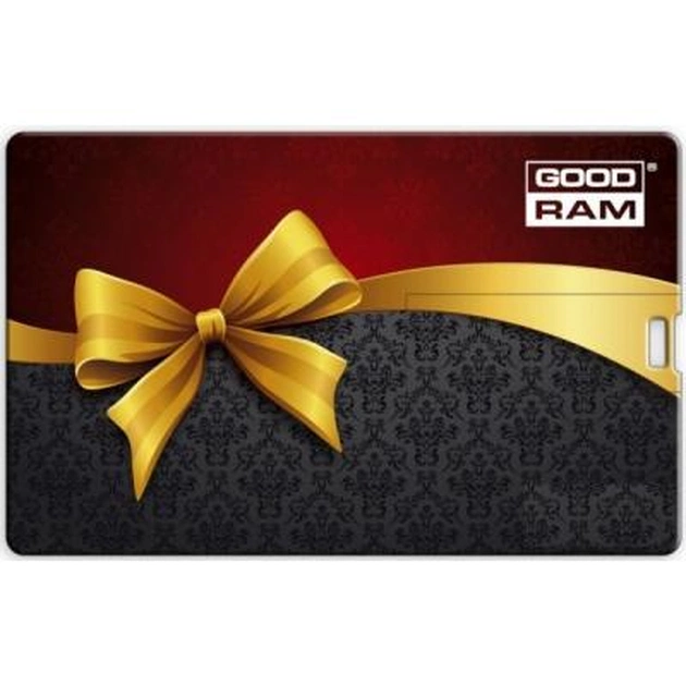 USB флеш накопичувач Goodram 8GB USB 2.0 Gift Credit Card (PD8GH2GRCCPR9+G) - изображение 1