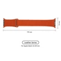 Ремінець до смарт-годинника Armorstandart Leather Loop для Apple Watch 49/46/45/44/42 (Series 1-3) Orange (ARM57837) - зменшене зображення 2