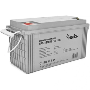 Батарея до ДБЖ Merlion 12V 120Ah (GP121200M8) зображення 1