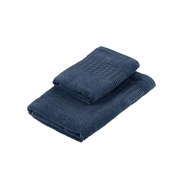 Рушник Ardesto набір махрових Lotus 2 шт 50х90см, 70х140см, 100% бавовна, синій (ART2357NA) - picture 5