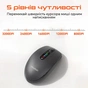 Мишка Meetion BTM100R Wireless/Bluetooth Black (MT-BTM100R-A) - зменшене зображення 4