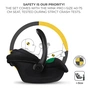 Коляска Kinderkraft 3 в 1 Esme Pro Pure Black (KSESME00BLK300N) (5902533929351) - уменьшенное изображение 7