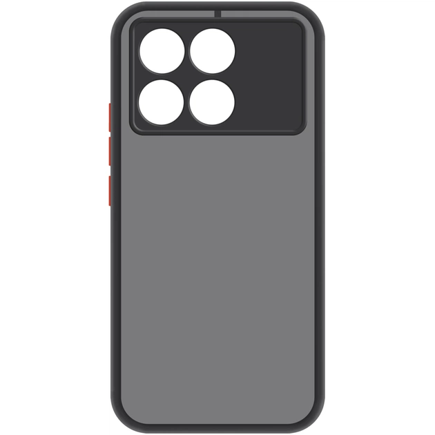 Чохол до мобільного телефона MAKE Xiaomi Poco F6 Pro Frame Black (MCF-XPF6PBK) - зображення 1