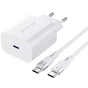 Сетевое зарядное устройство Proove Rapid 20W White (WCRP20012102) + кабель Lightning - уменьшенное изображение 1