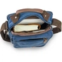 Сумка Vintage Текстильна чоловіча на два відділення Синя (20201) - зменшене зображення 7