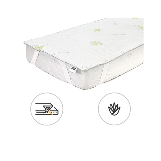 Наматрацник MirSon №1045 Alberto Тенцель (Modal) Aloe Vera 80х190 см (2200001507715) - зображення 1