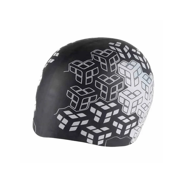 Шапка для плавання Arena Reversible Cap 003786-109 чорний, білий Уні OSFM (3468337190332) - зображення 1