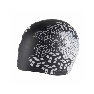 Шапка для плавання Arena Reversible Cap 003786-109 чорний, білий Уні OSFM (3468337190332) зображення 1