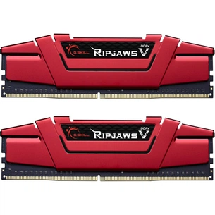 Модуль пам'яті для комп'ютера DDR4 16GB (2x8GB) 2666 MHz Ripjaws V Red G.Skill (F4-2666C19D-16GVR) зображення 1