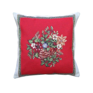 Наволочка Прованс гобеленова новорiчна Вечорницi 45х45 (013780) зображення 1