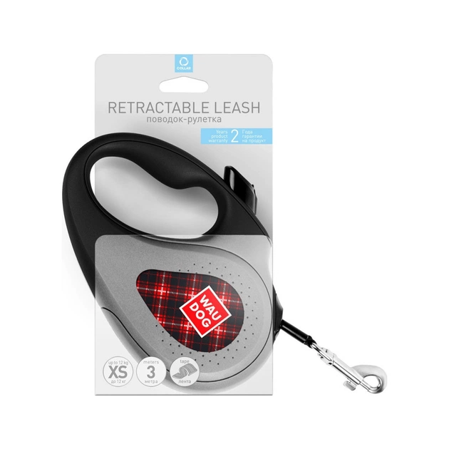 Повідок для собак WAUDOG R-leash "Шотландка" M до 25 кг 5 м (8125-0098-01) - зображення 3