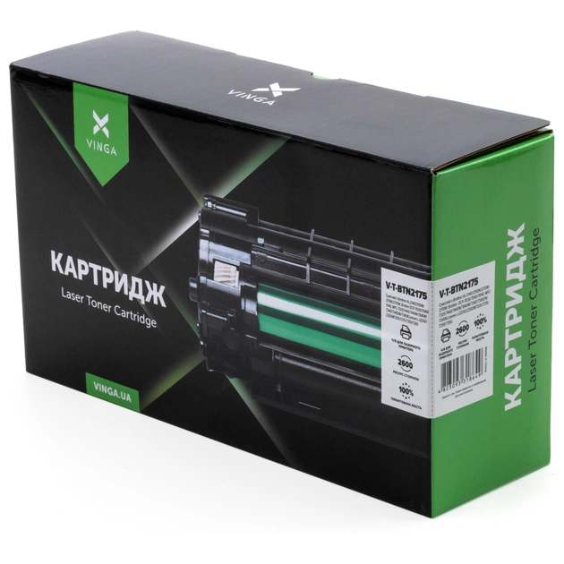 Картридж Vinga Brother TN2175/360/2120/2125/2150/26J/LT2822H/2922H/2.6K Black (V-T-BTN2175) - picture 2