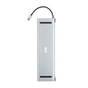 Концентратор 2E USB-C 10-in-1 3xUSB + 2xUSB-C + 2xHDMI + VGA + 3.5mm + microSD/SD + 1xRJ45 0.15m gray (2E-W2703) - зменшене зображення 4