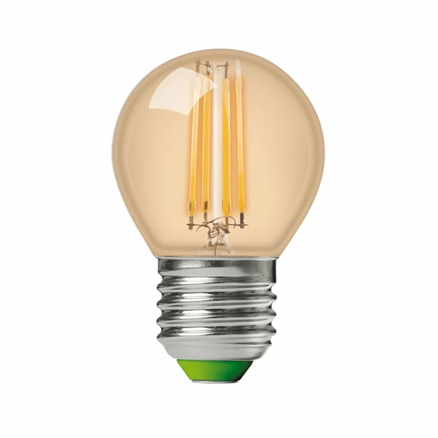 Лампочка Eurolamp LED G45 5W 530 Lm E27 4000K deco 2шт (MLP-LED-G45-05274(Amber)) - picture 2