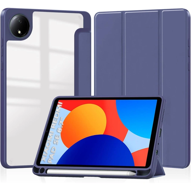 Чохол до планшета BeCover Soft Edge TPU Xiaomi Redmi Pad SE 8.7" Deep Blue (712565) - зображення 1