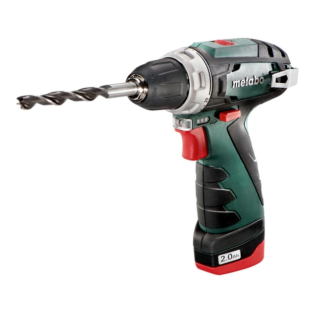 Шуруповерт Metabo PowerMaxxBS, 10.8 В, 2х2.0Аг, кейс (600080500) - изображение 1