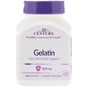 Амінокислота 21st Century Желатин, Gelatin, 600 мг, 100 капсул (CEN-22663) - зменшене зображення 1