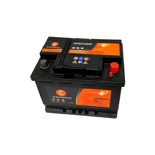 Акумулятор автомобільний EUROREPAR 60Ah 540A R+ (1609232680) зображення 1